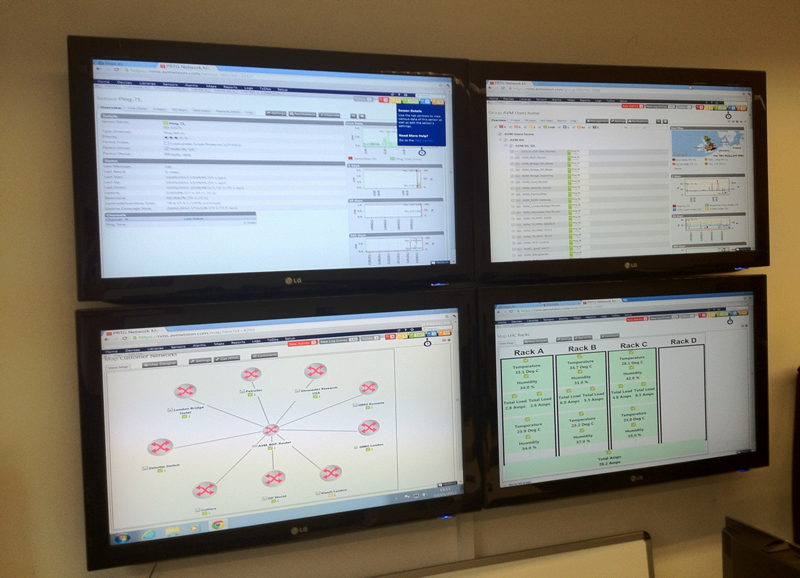 PRTG screens at AVM Solutions