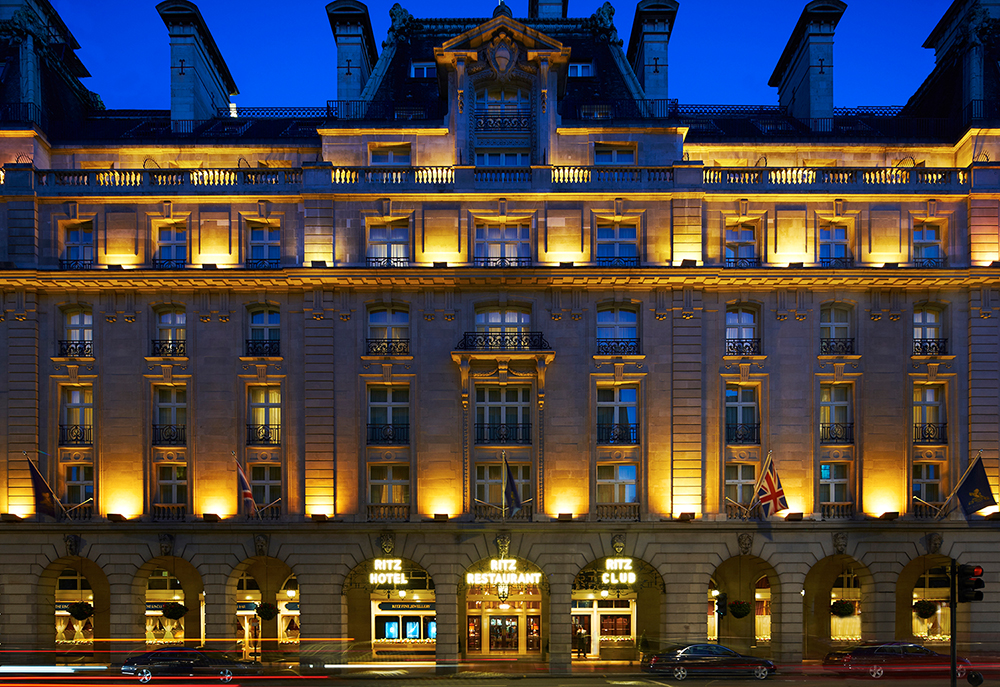 The five-star Ritz London hotel