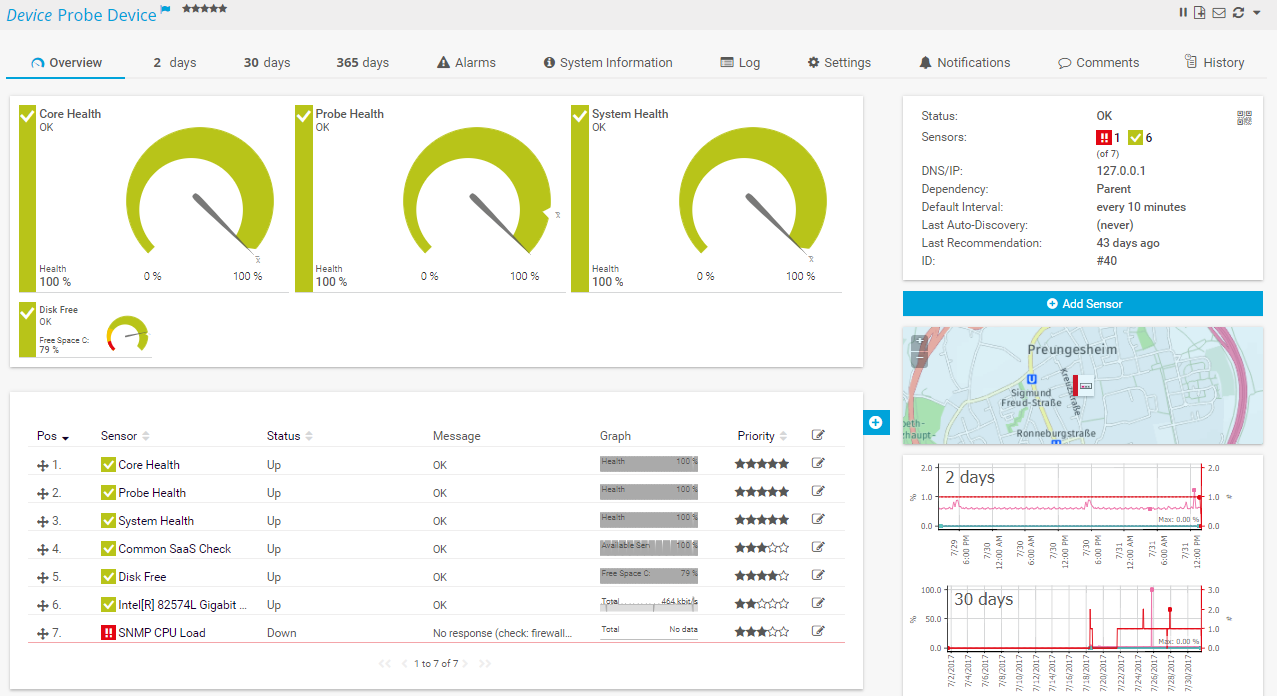 prtg mysql monitoring