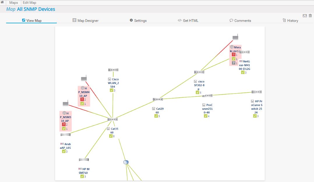 Netzwerk Mapping Software Prtg