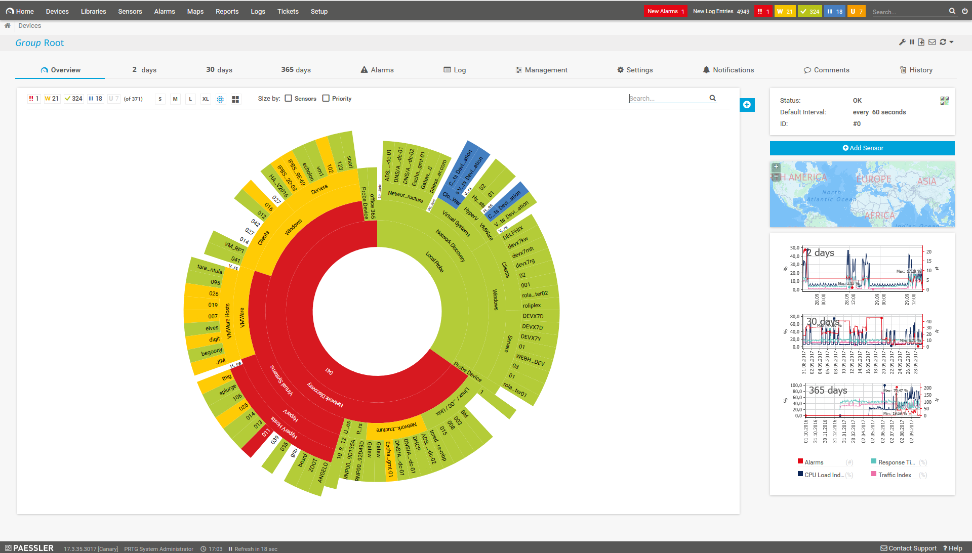 Free network topology mapper