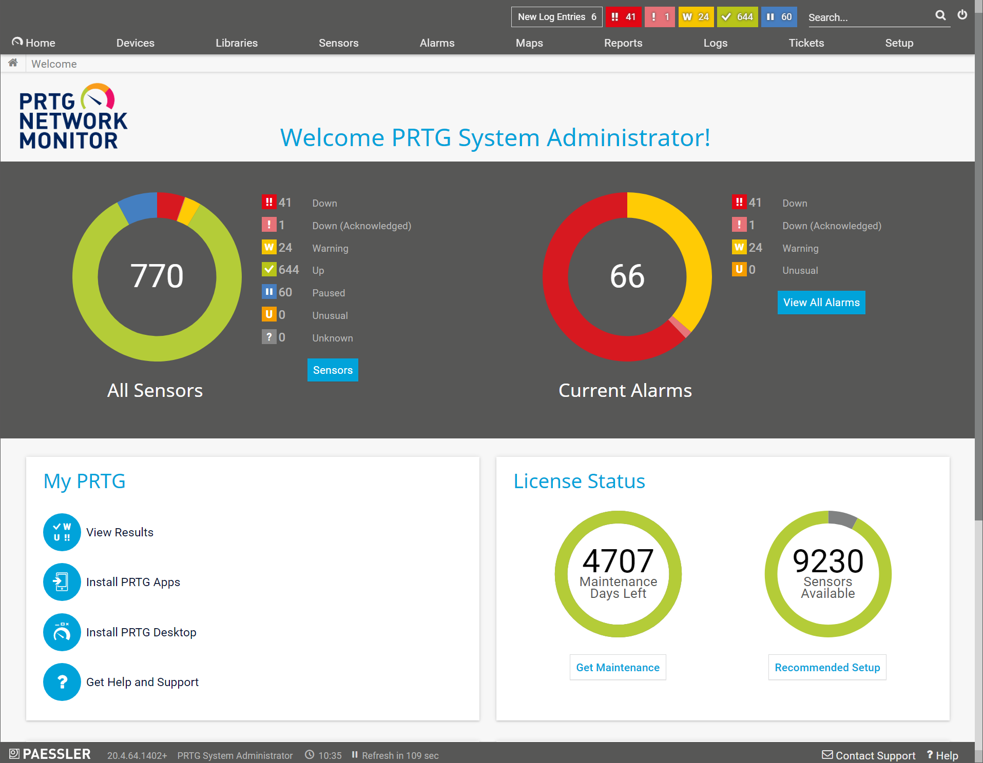 prtg system