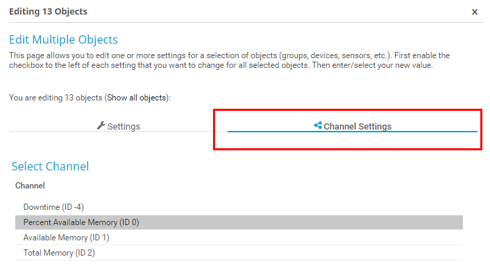 How To Edit  Channel Settings 