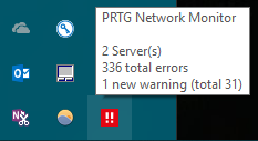 Setting for a tray icon to appear in the Windows tray