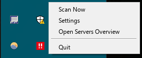 Open the context menu