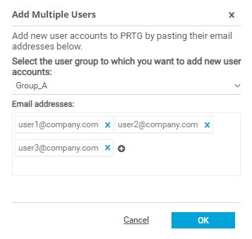 Add multiple users
