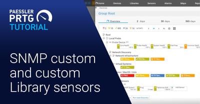 Video: SNMP custom sensor and custom Library sensor (Videos, Libraries, SNMP)