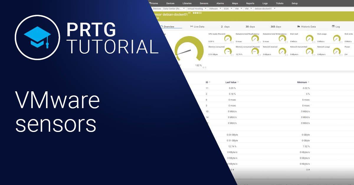 Video: VMware sensors in PRTG (Videos, Sensors)