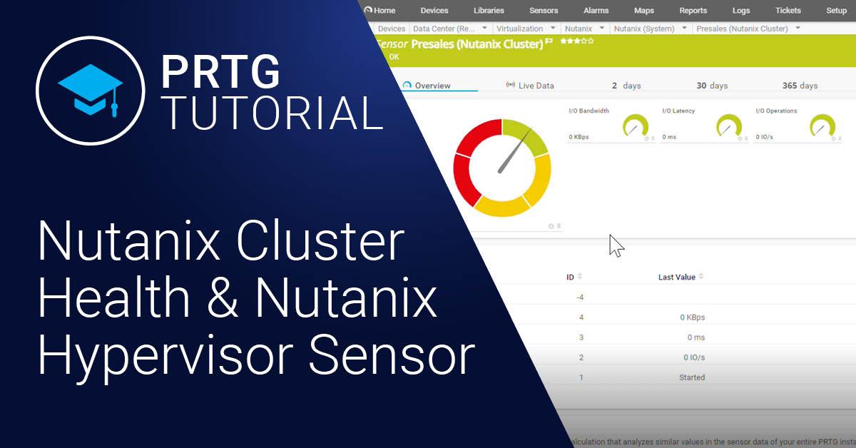 Video: Two SNMP Nutanix sensors (Videos, Sensors)